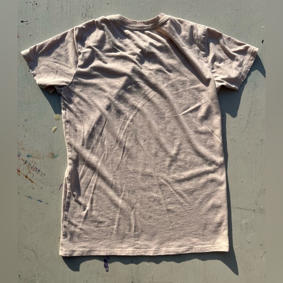 Women's Blondie T-Shirt Beige Spell-0ut XS New Wave 70s New York Debbie Harry - Picture 8 of 14